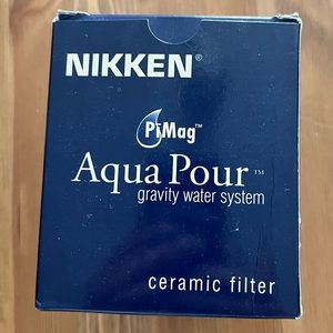 NEW CERAMIC FILTER - NIKKEN PIMAG AQUA POUR GRAVITY WATER SYSTEM - NIB #1364